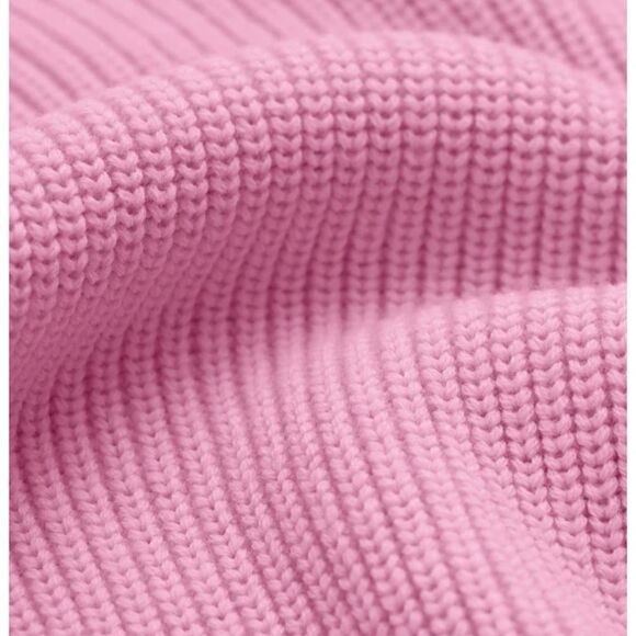 Sheep Inc. The V-Neck Sweater in Peony Pink Size L ( #3 ) NWOT - Picture 5 of 8